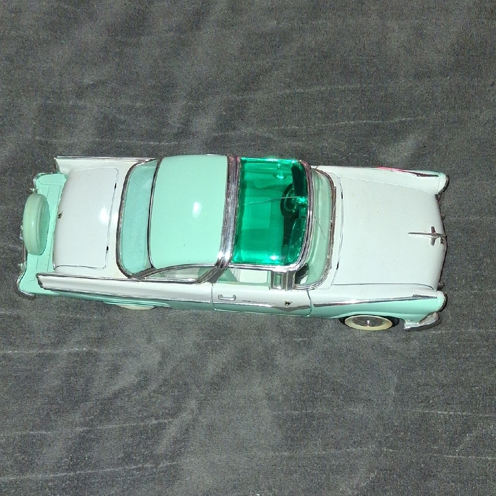 Vintage Style Mint Green Toy Car